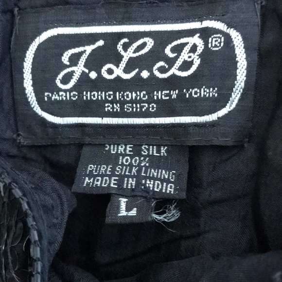 J.L.B. 🌴🌴100%Silk Blouse - Picture 4 of 8